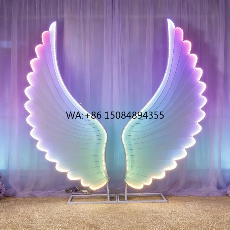 Event & Party Supply - Asas de Anjo Iluminadas com LED