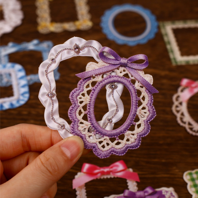 Papercraft Supply Ribbon - 1 pacote/8 peças Adesivos de Cartão