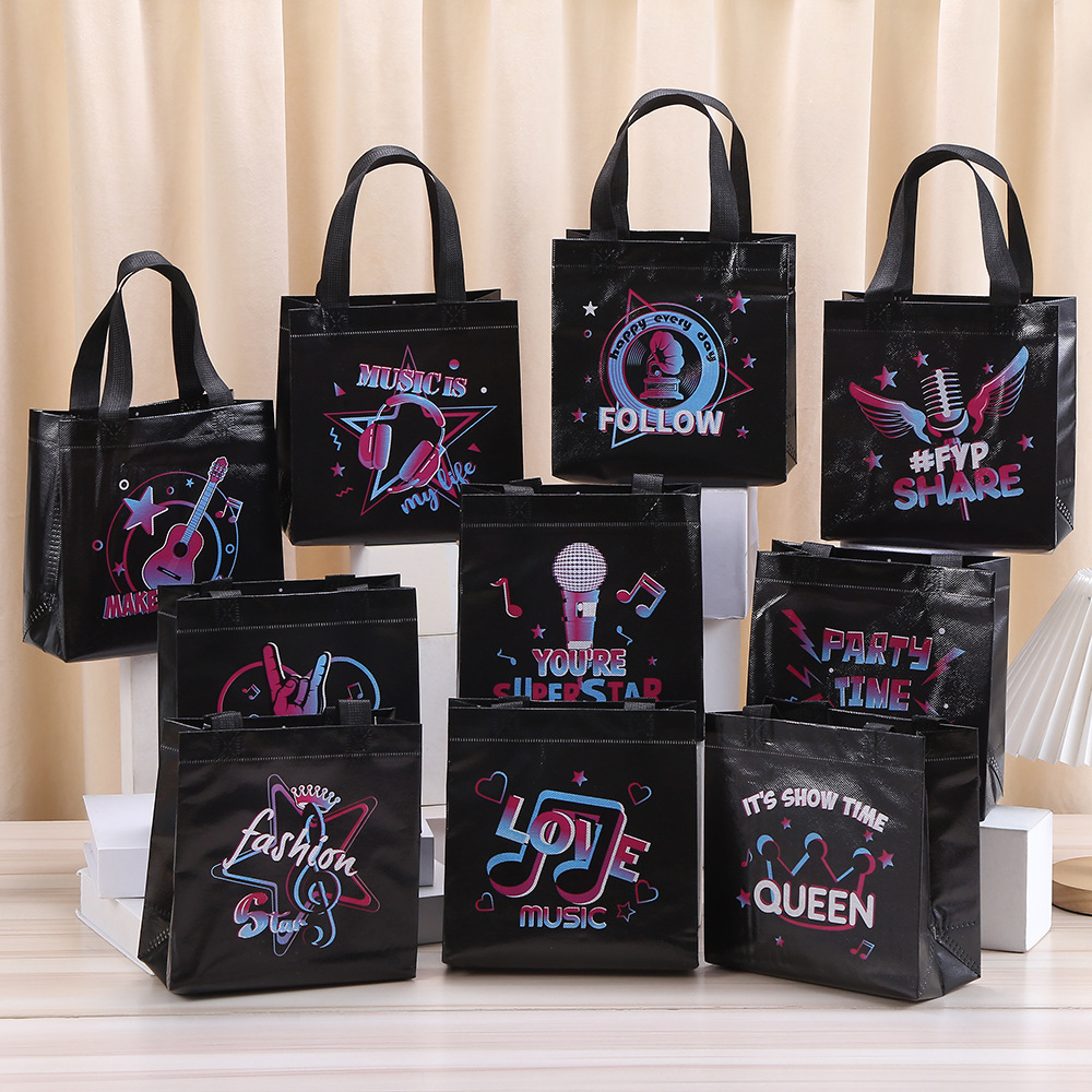 Event Party Shop - 10 pçs preto vamos rock música