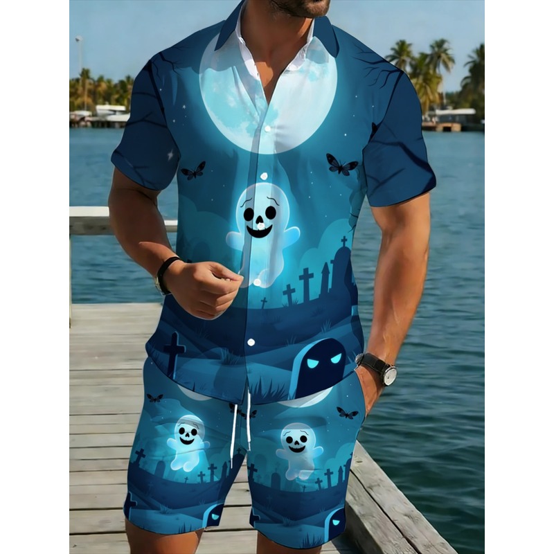 Event & Party Supply - Conjunto Premium Masculino de Camisa e