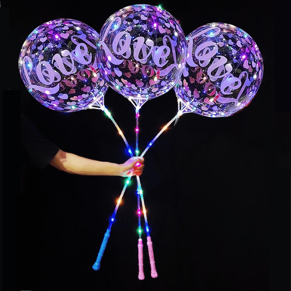Led Balloon Light - 5/10/20/30 pçs 20 polegadas led carta