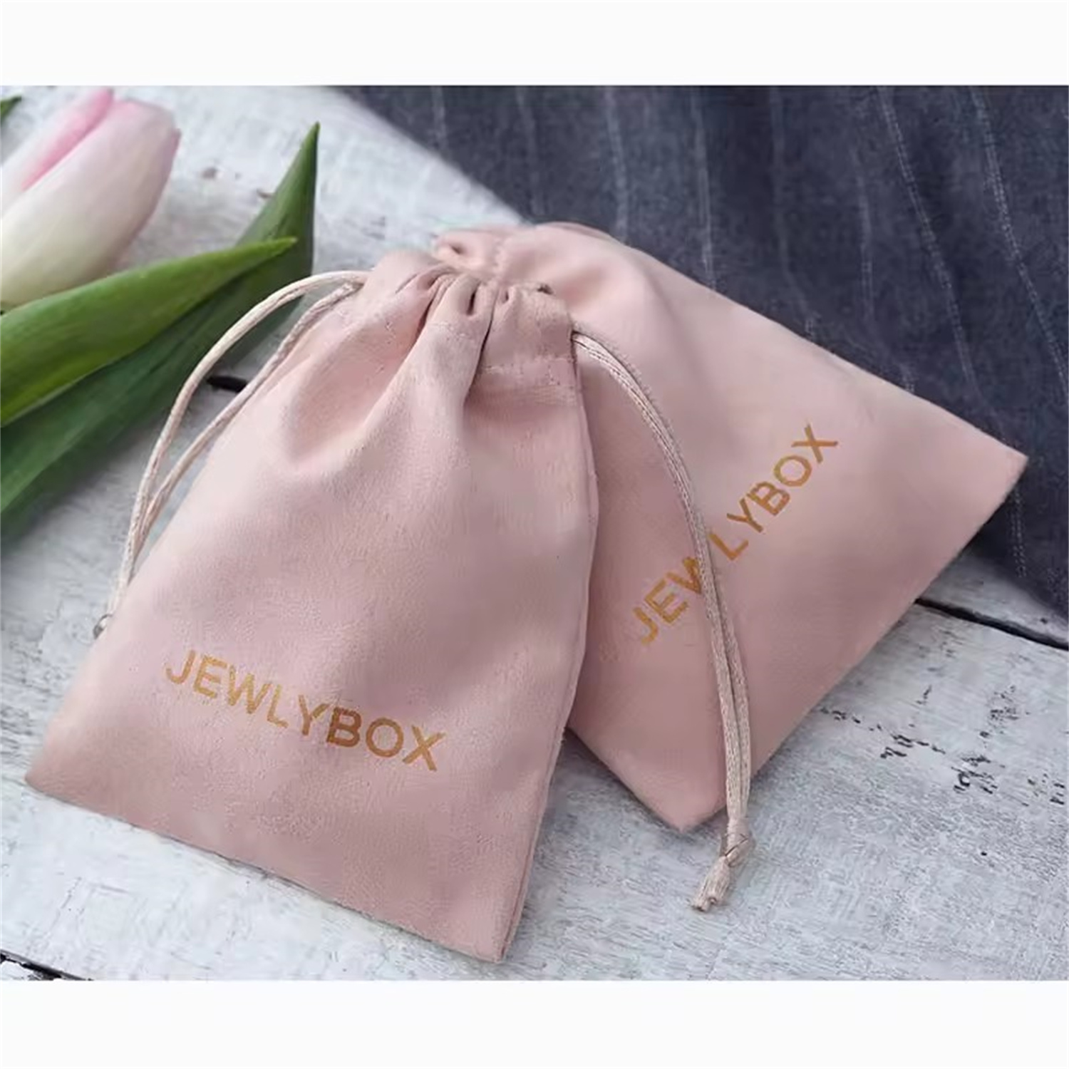 100 sacos de presente de flane - Party Favor Bag avaliação e preço