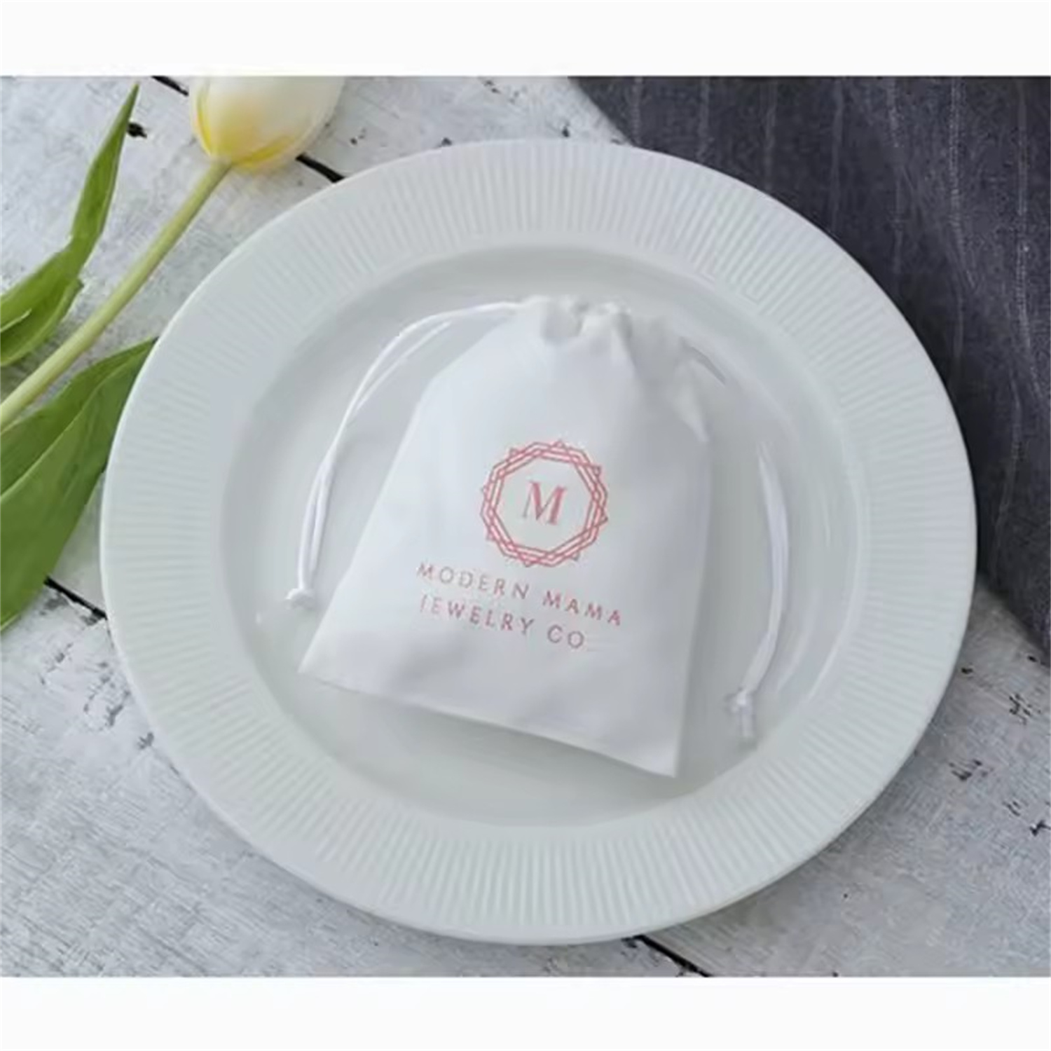 100 sacos de presente de flane - Party Favor Bag avaliação e preço