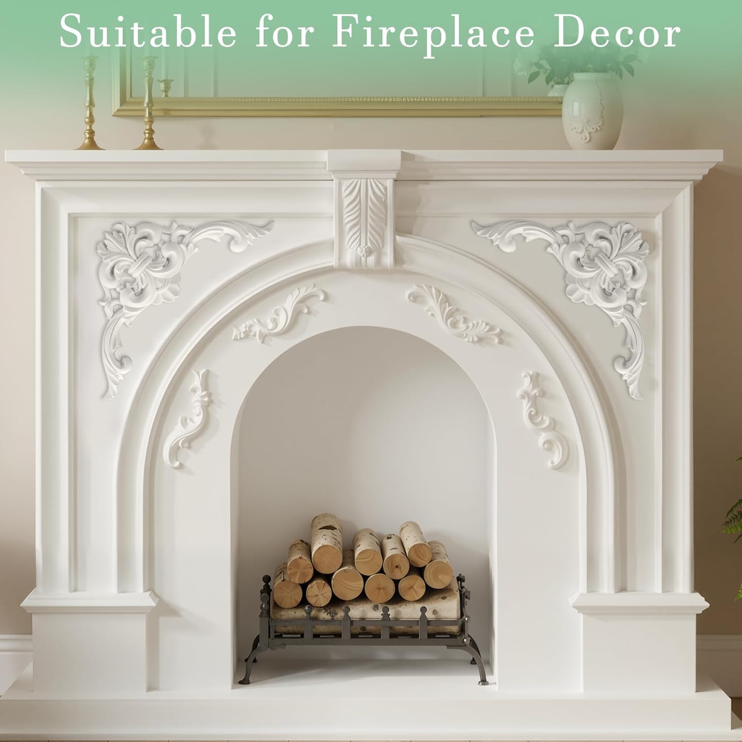Kit de Molduras de Teto em PU, - Flower Wall Panel avaliação e preço