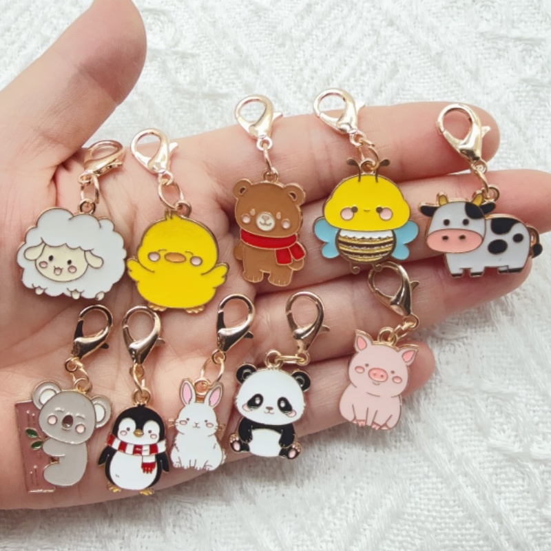 10 peças de chaveiros de liga  - Party Favor Bag avaliação e preço