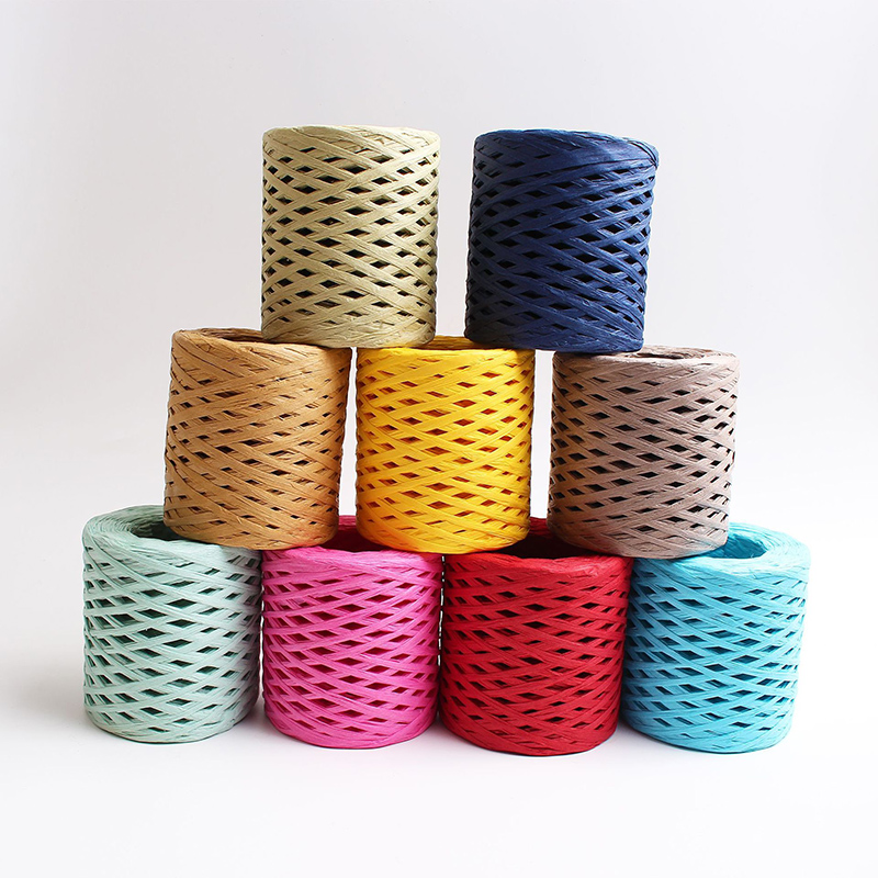 200m/rolo de ráfia papel artes - Papercraft Supply Ribbon avaliação e preço