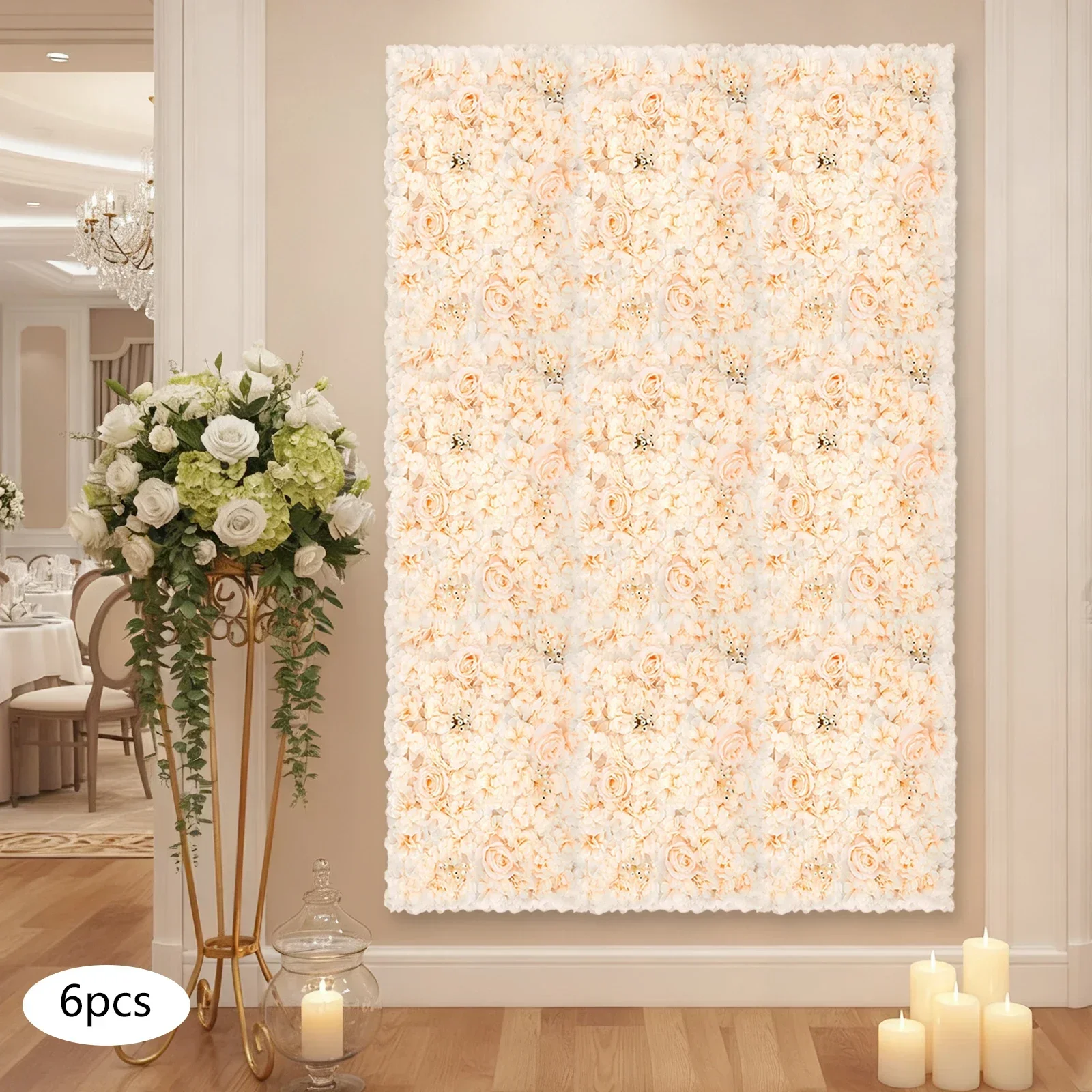 6 Painéis de Parede de Flores  - Flower Wall Panel avaliação e preço